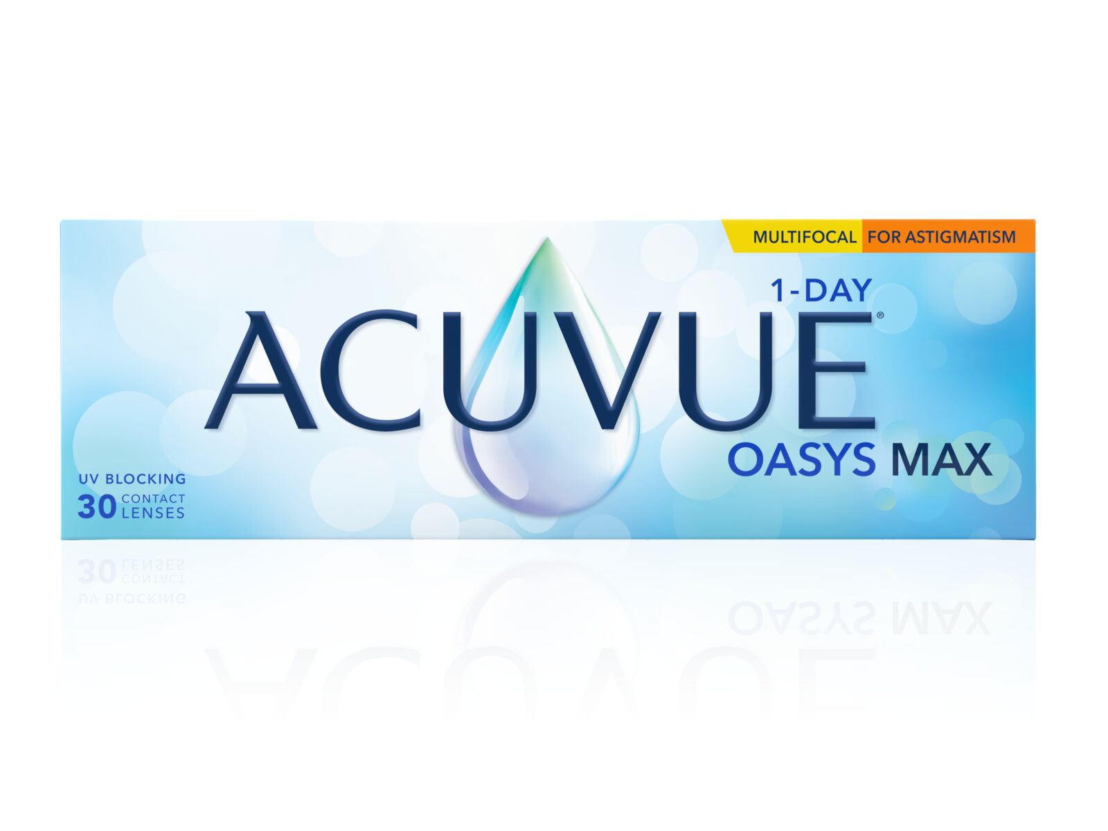 Acuvue Oasys 1-Day Max Multifocal for Astigmatism, Johnson & Johnson (30 Stk.)